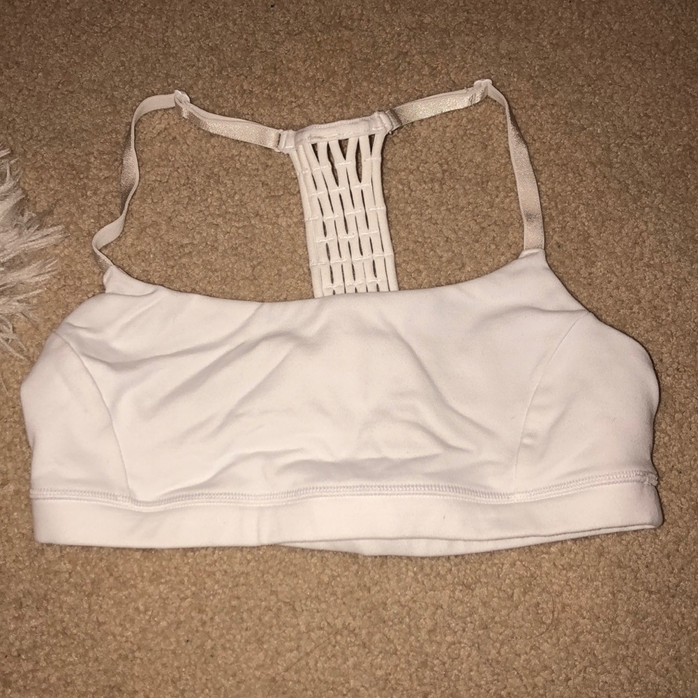 Lulu crochet sports bra